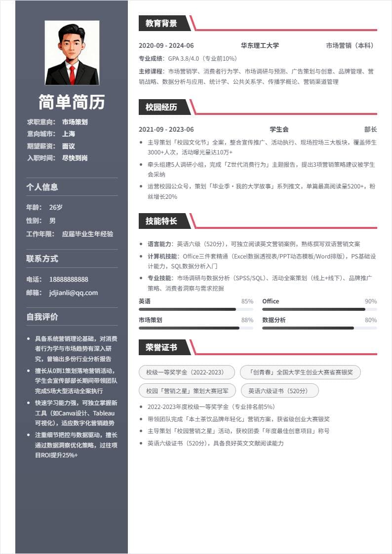 市场策划 | 校招