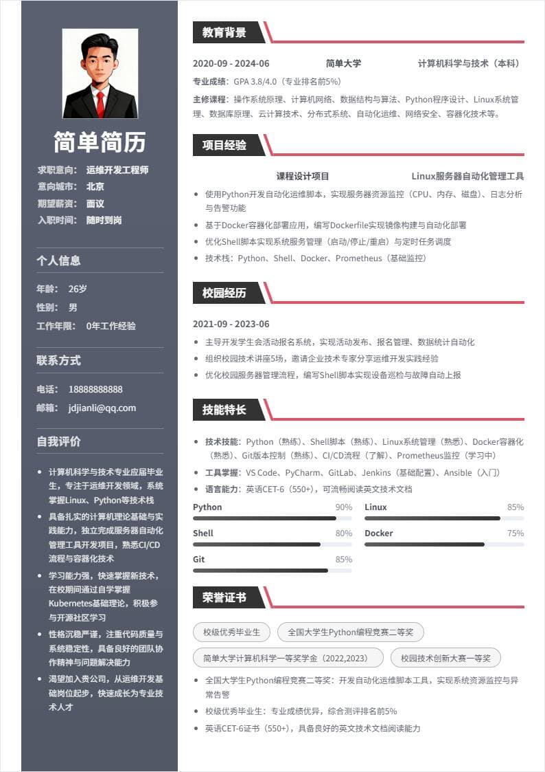 运维开发工程师 | 校招