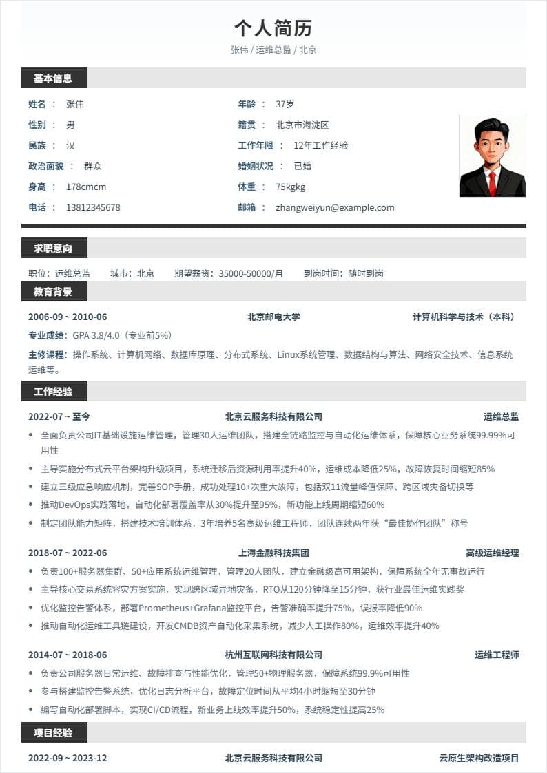 运维总监 | 社招