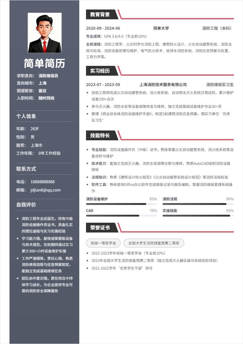 消防维保员 | 校招