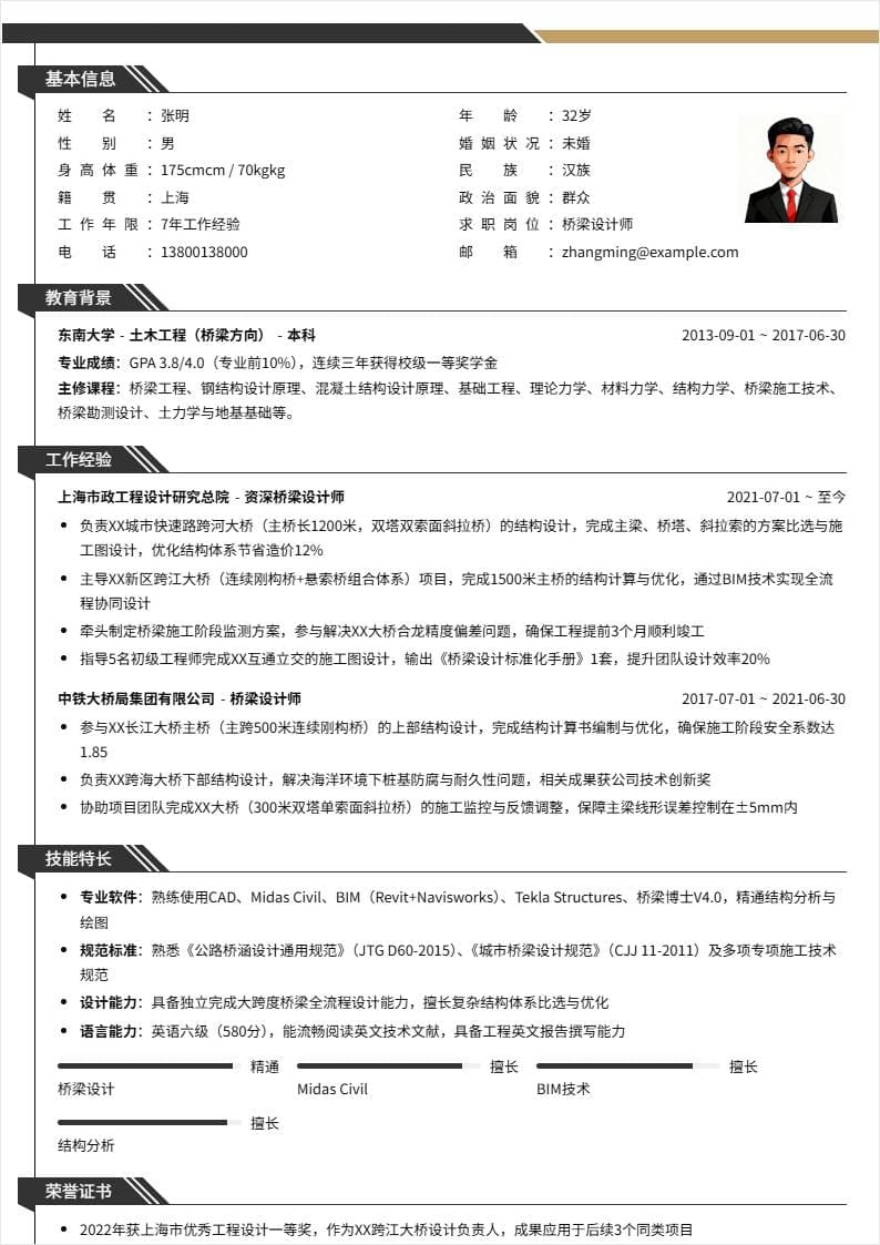 桥梁设计 | 社招