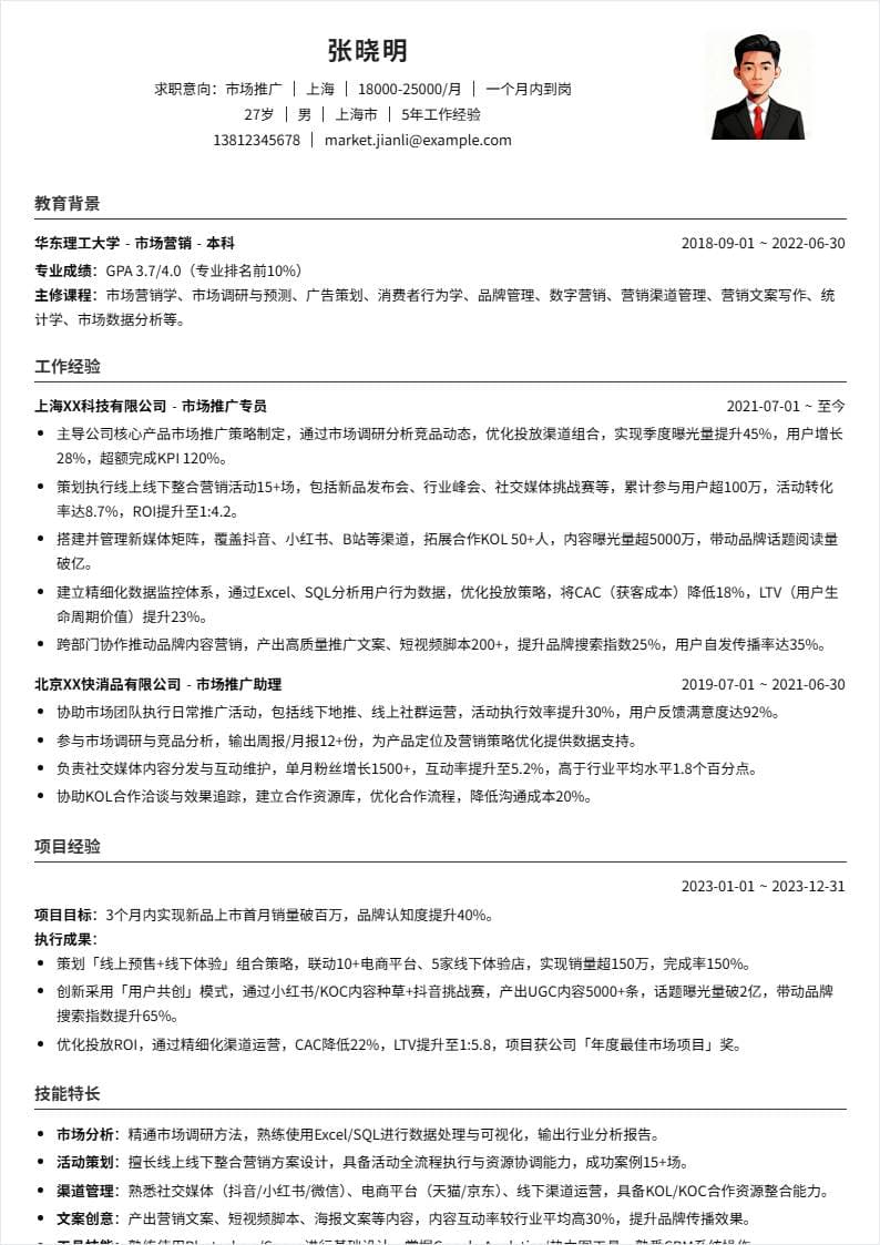 市场推广 | 社招