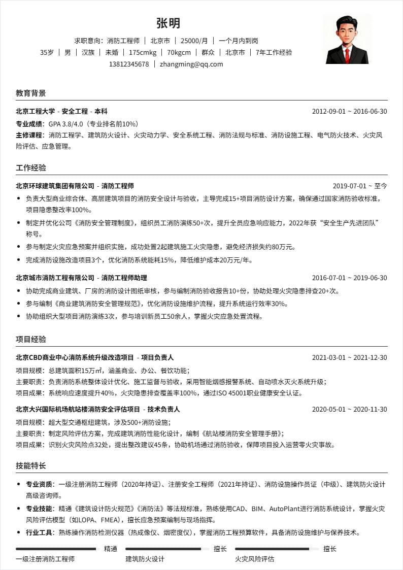 消防工程师 | 社招