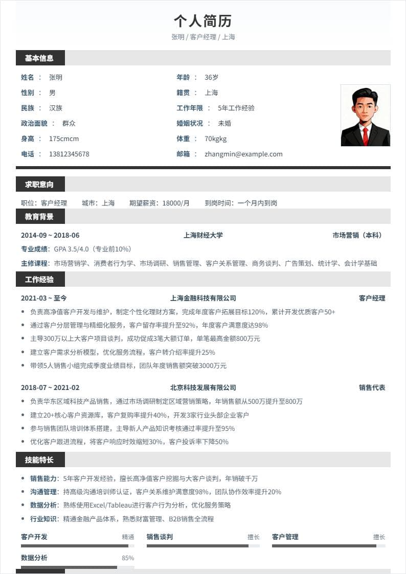 客户经理 | 社招