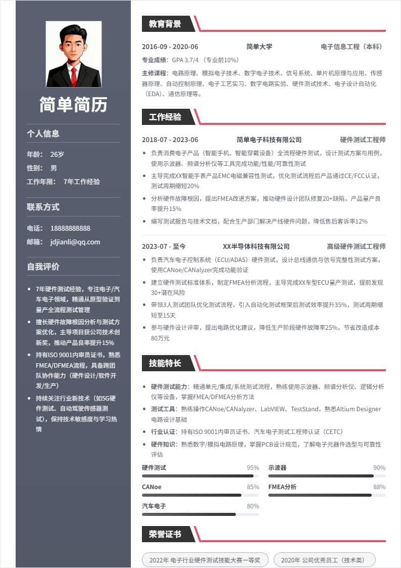 硬件测试 | 社招