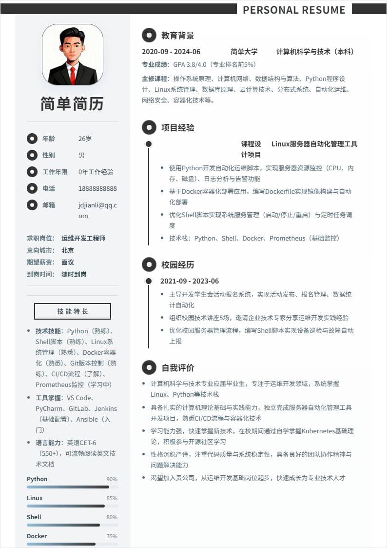 运维开发工程师 | 校招