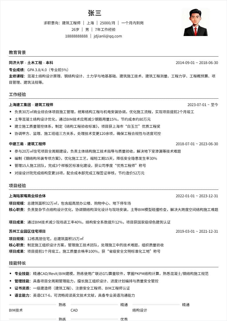 建筑工程师 | 社招