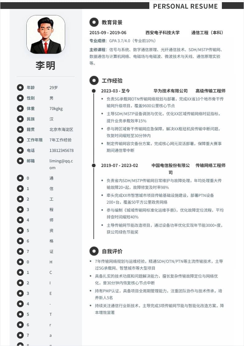 传输工程师 | 社招