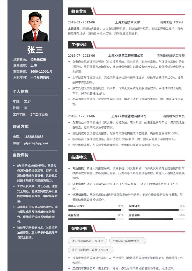 消防维保员 | 社招