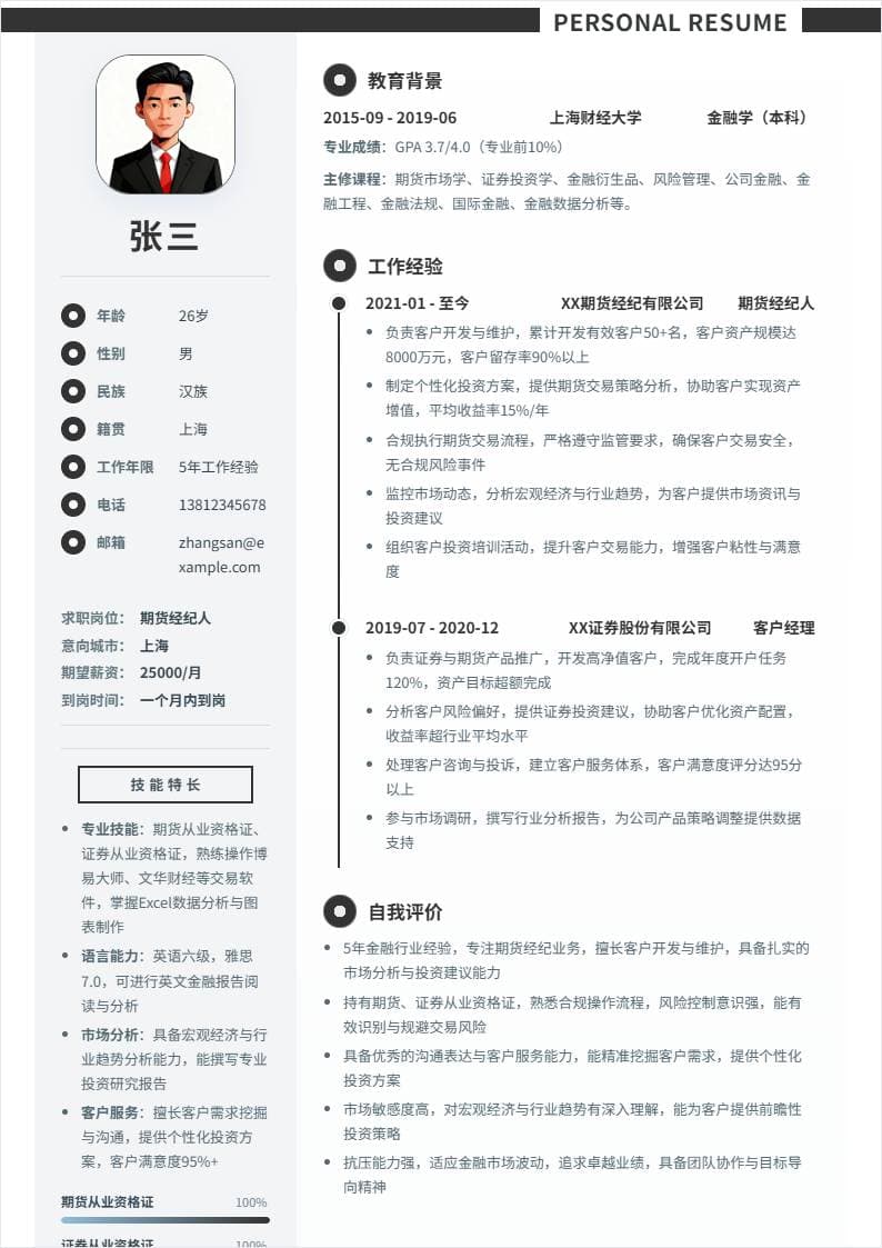 期货经纪人 | 社招