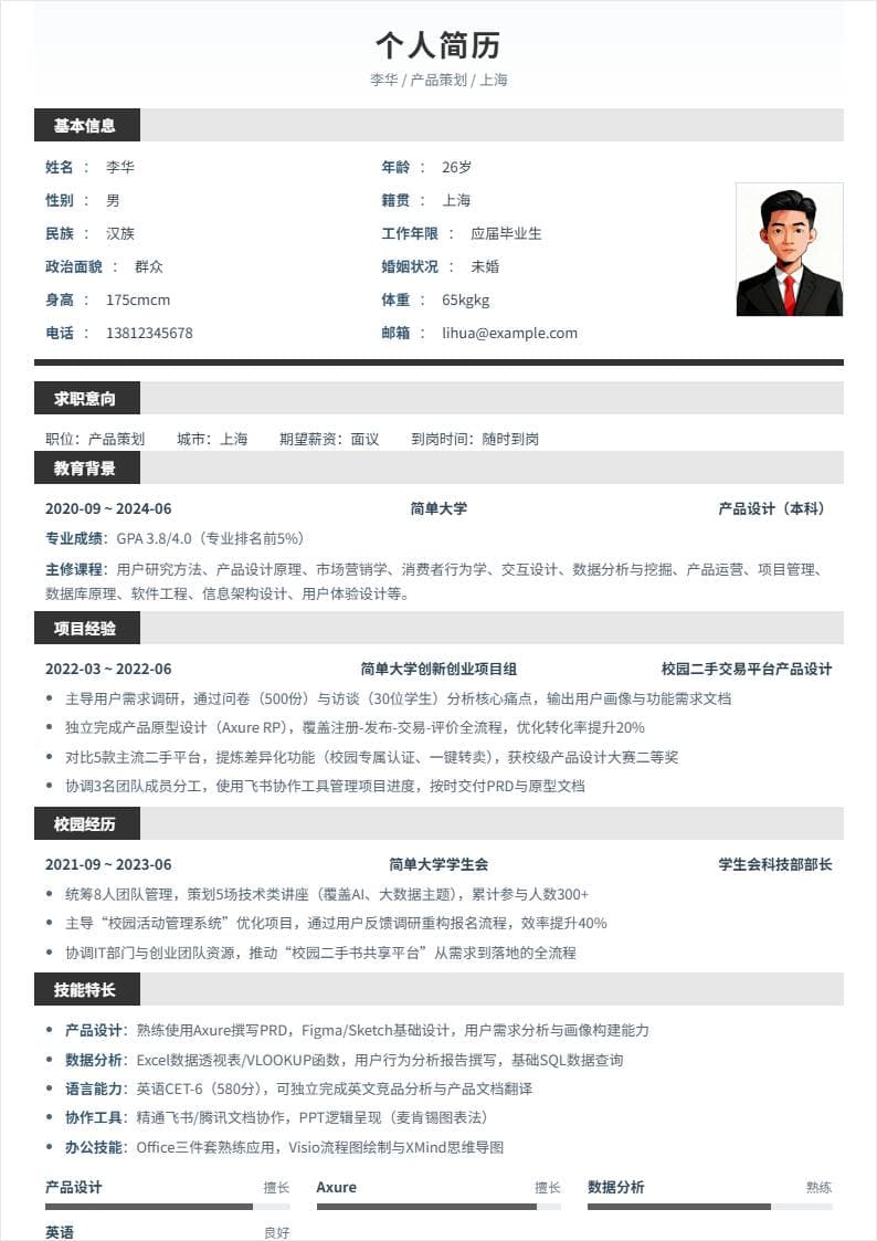 产品策划 | 校招