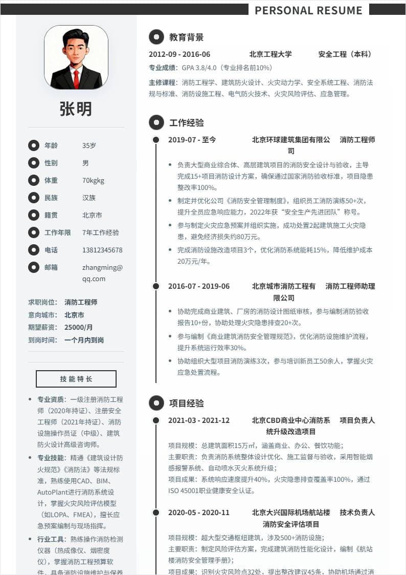 消防工程师 | 社招