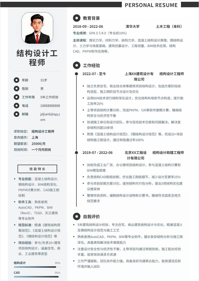 结构设计 | 社招