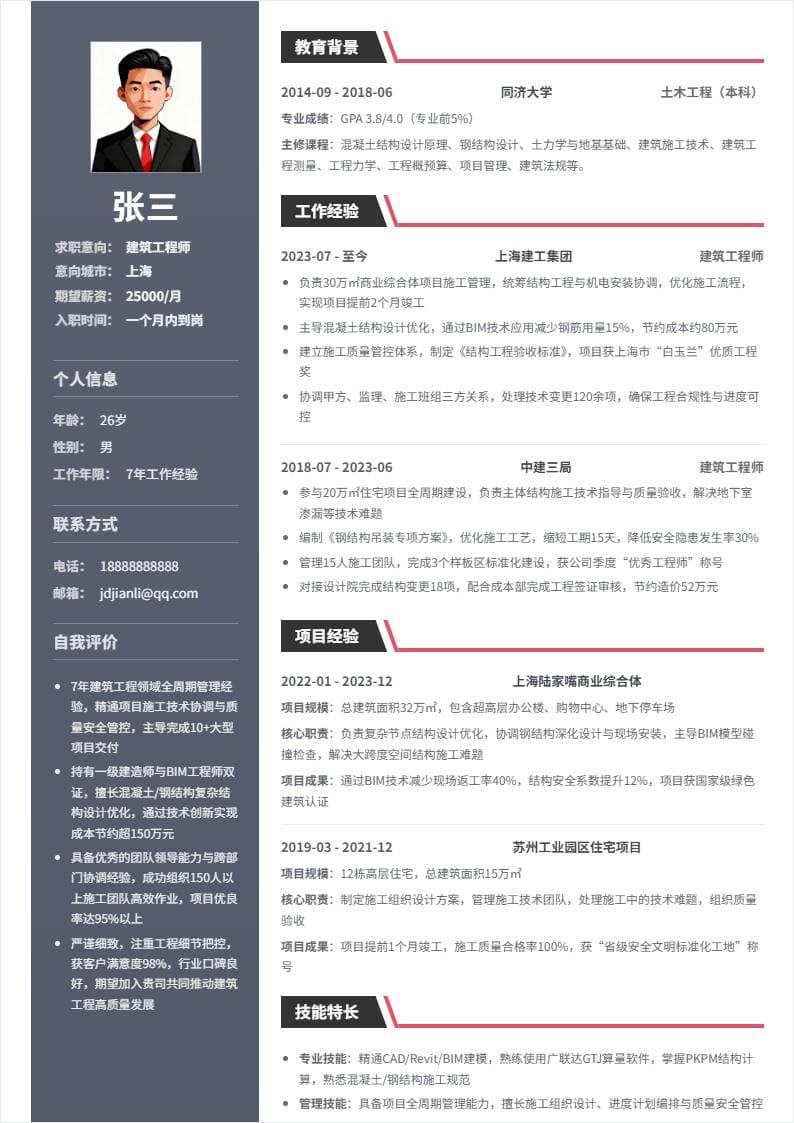 建筑工程师 | 社招