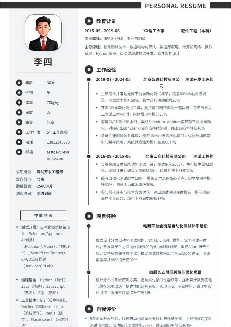 测试开发 | 社招