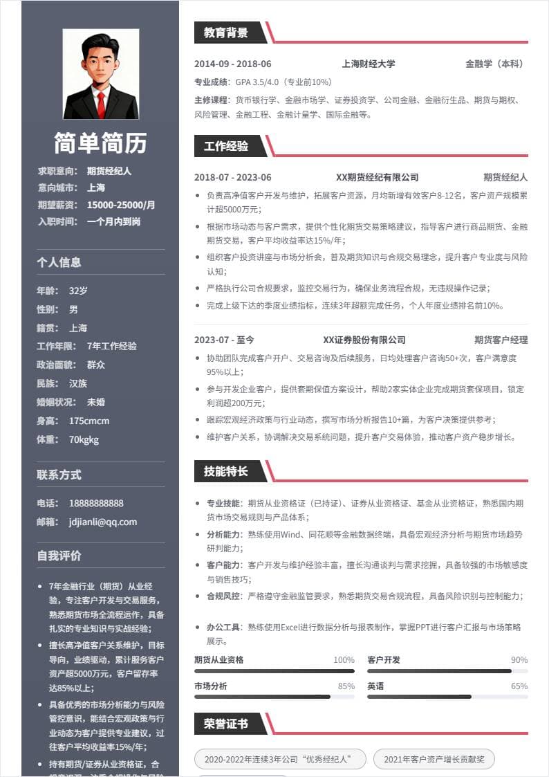 期货经纪人 | 社招