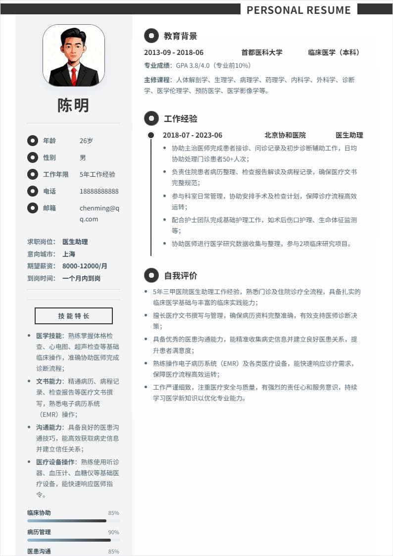 医生助理 | 社招