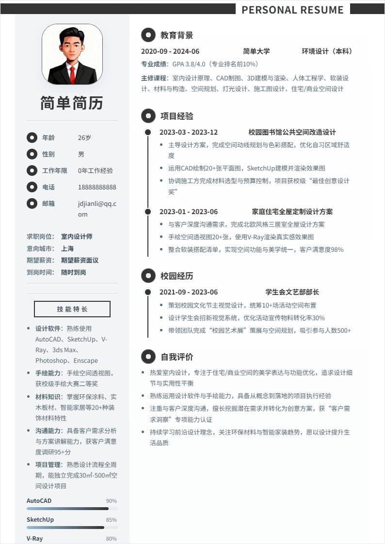 室内设计 | 校招