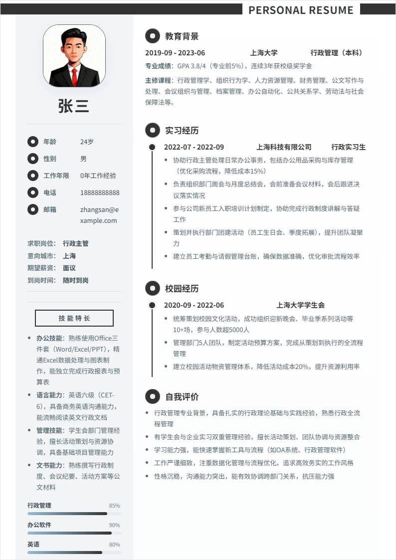 行政主管 | 校招