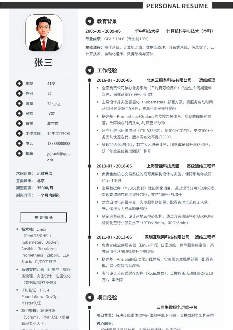 运维总监 | 社招