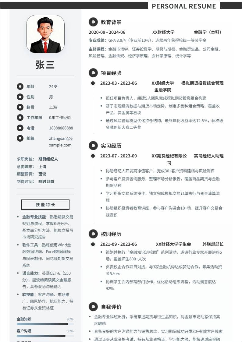 期货经纪人 | 校招