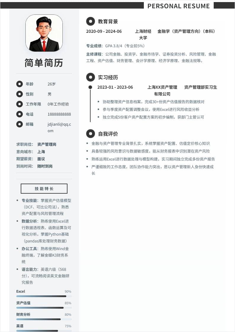 资产管理 | 校招