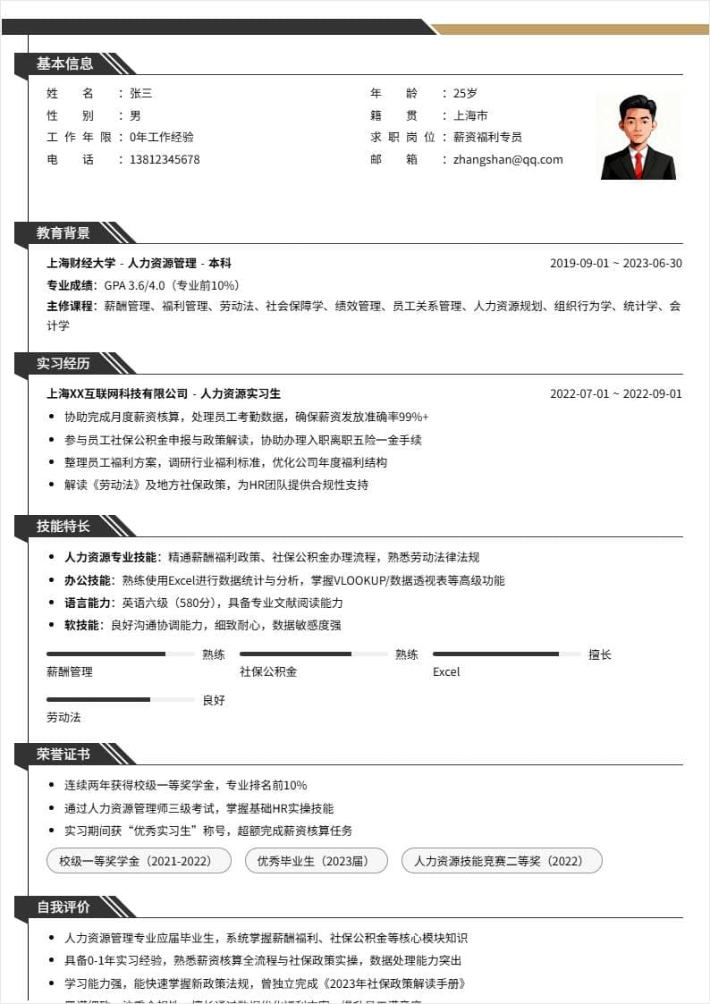 薪资福利 | 校招