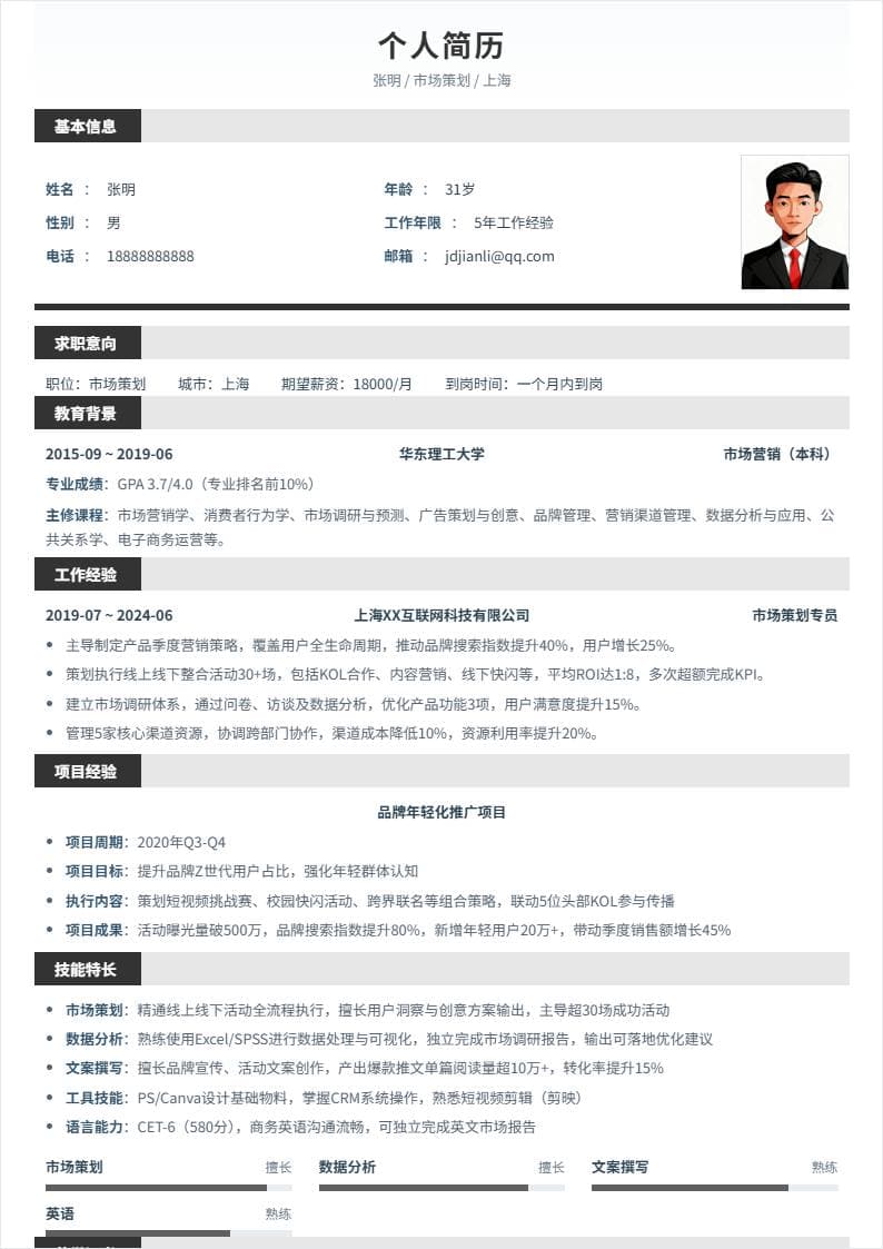 市场策划 | 社招