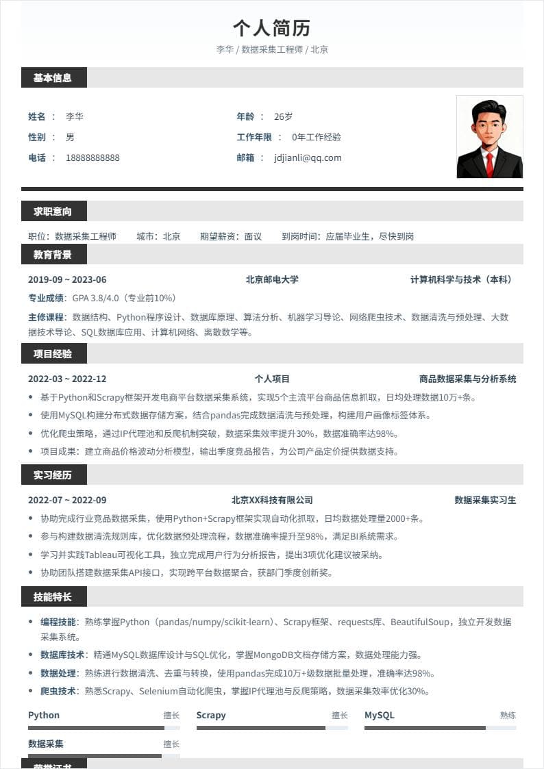 数据采集 | 校招