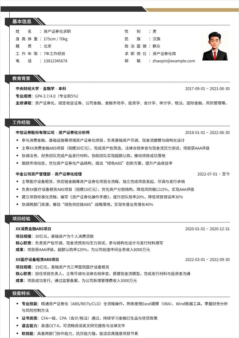 资产证券化 | 社招