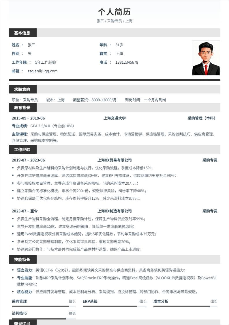 采购专员 | 社招