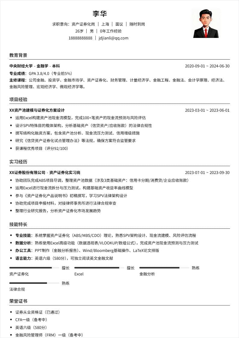 资产证券化 | 校招