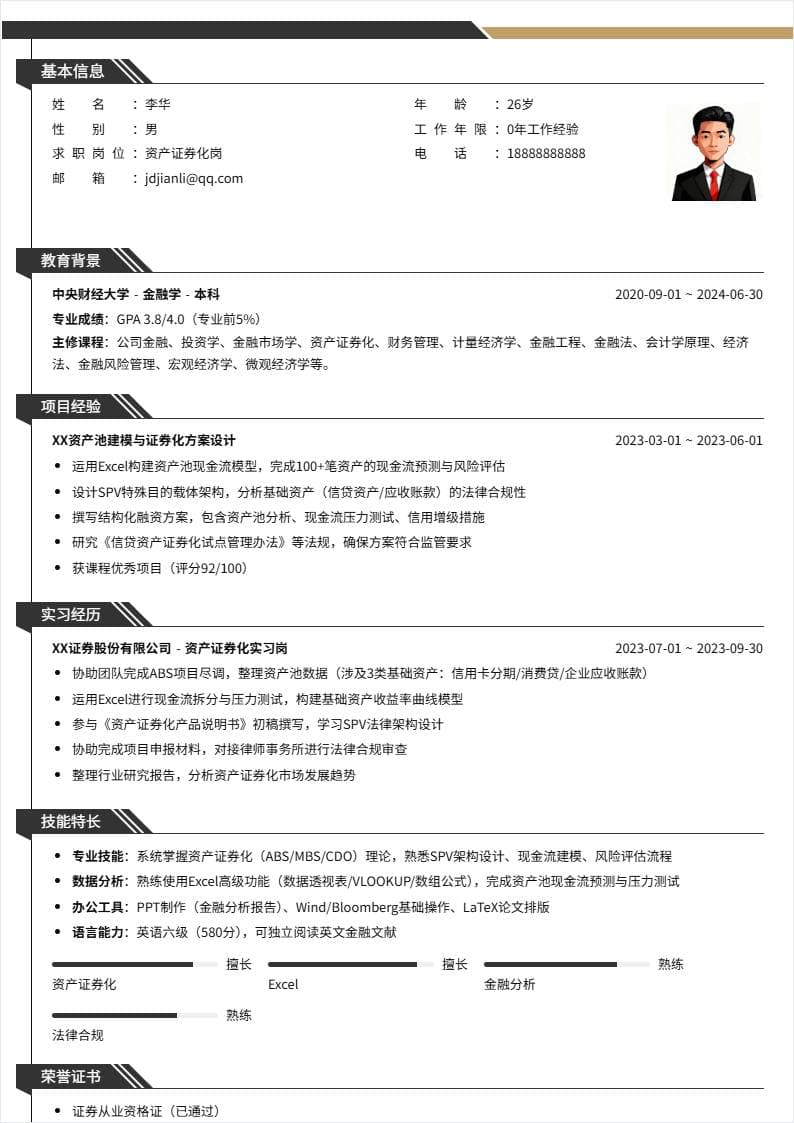 资产证券化 | 校招