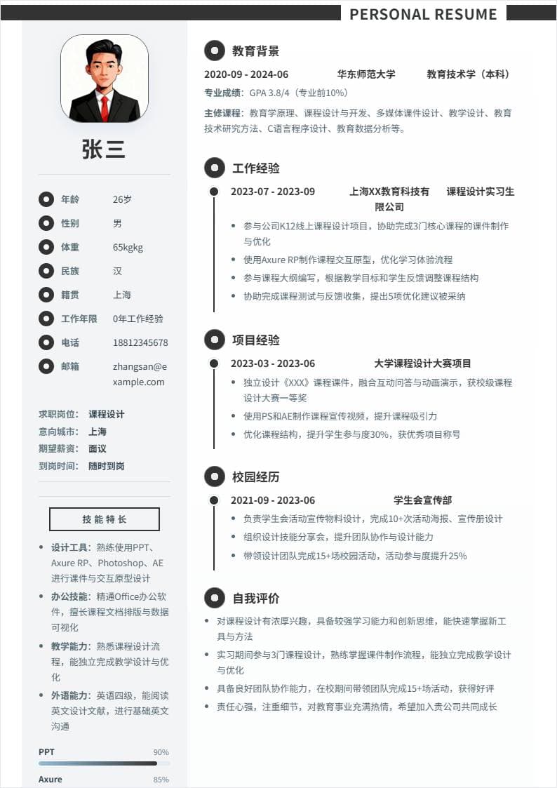 课程设计 | 校招