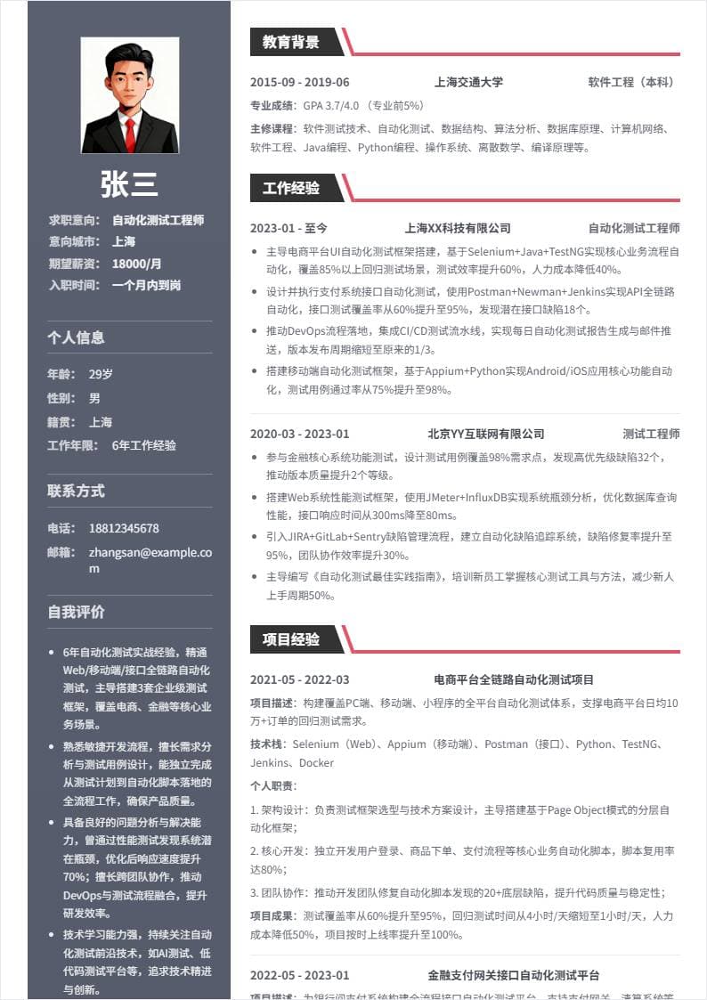 自动化测试 | 社招