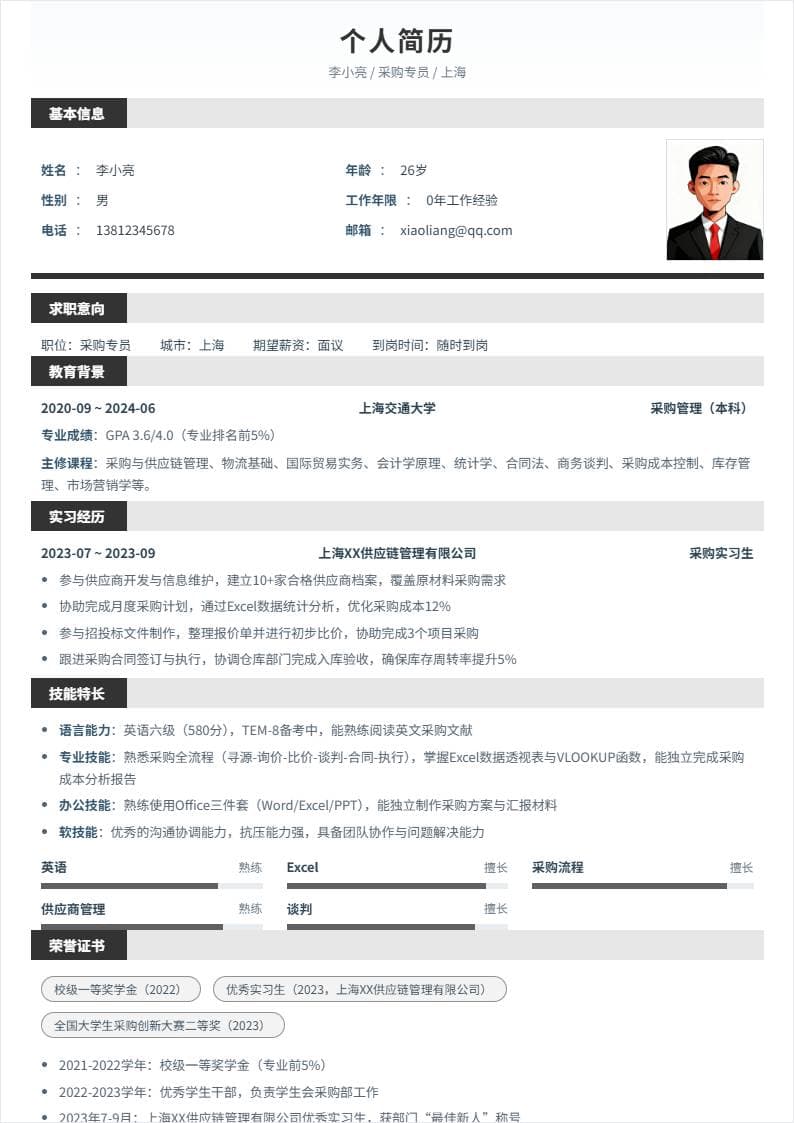 采购专员 | 校招