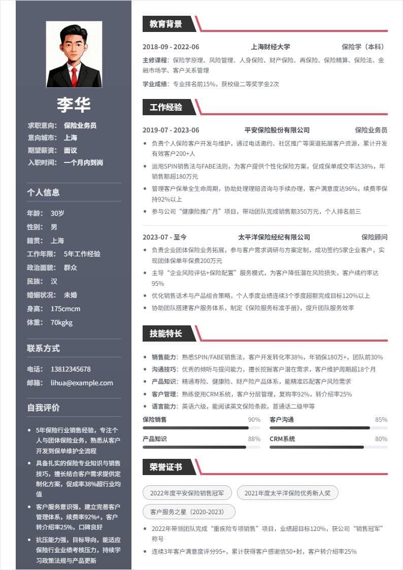 保险业务员 | 社招