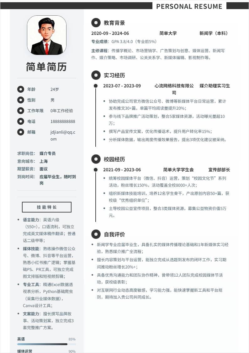 媒介专员 | 校招