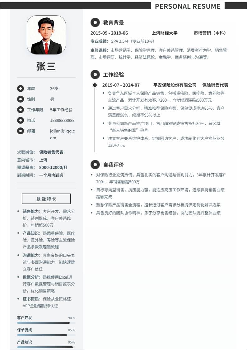 保险销售代表 | 社招