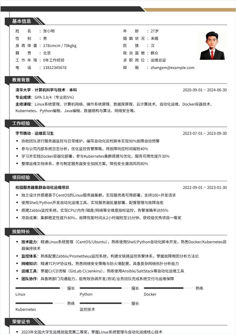 运维总监 | 校招