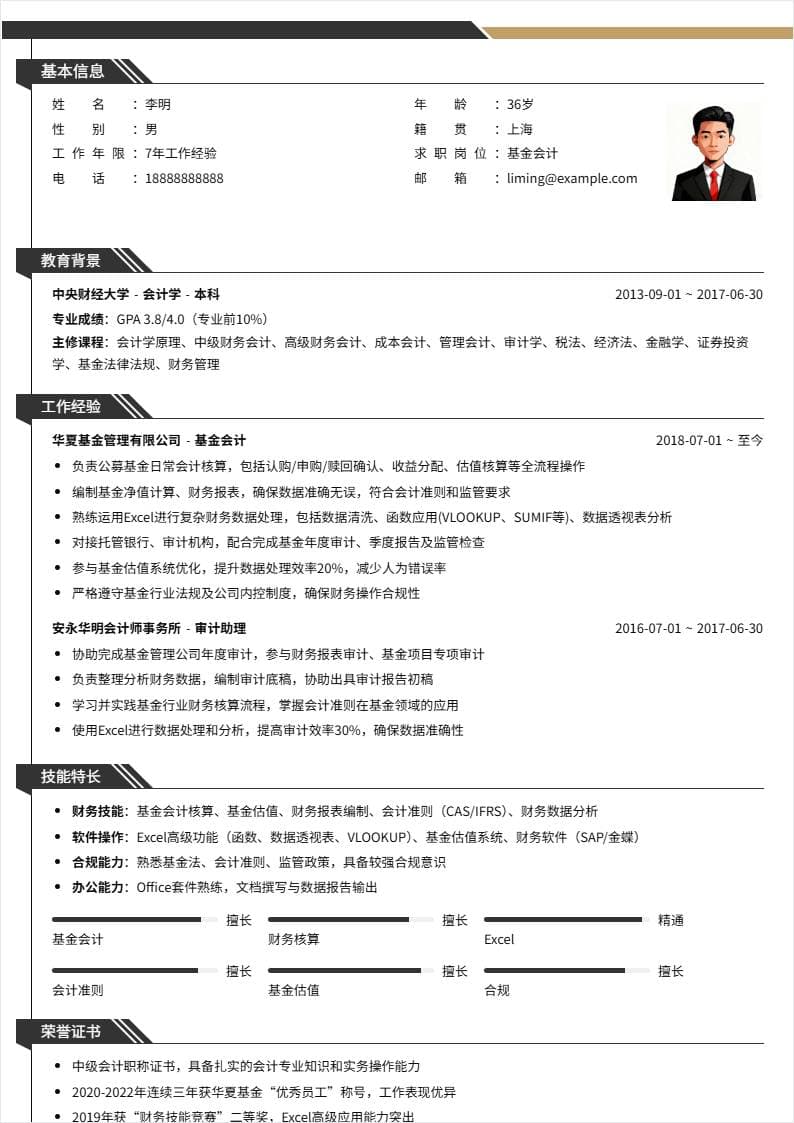 基金会计 | 社招
