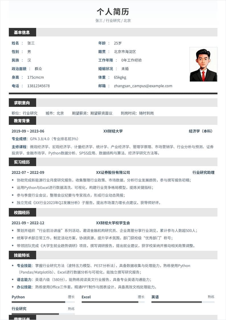 行业研究 | 校招